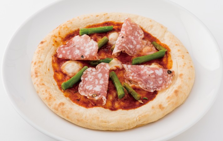 アスパラとサラミのディアボラ風の画像 TAKEOUT